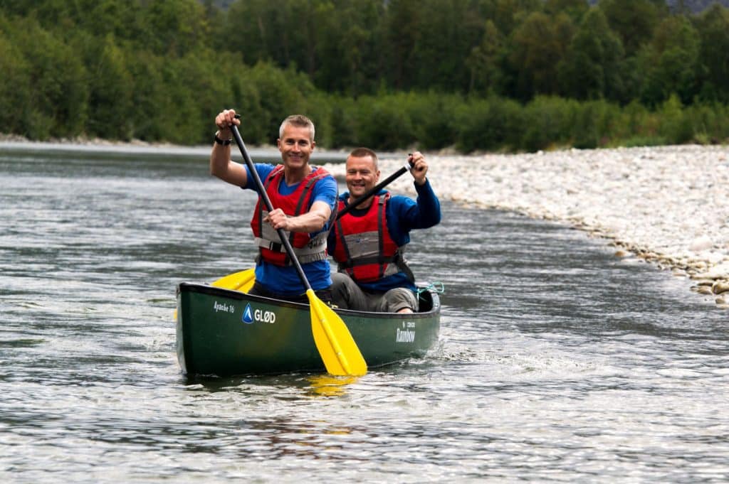 Canoeing Day Trip from Bodø in Northern Norway. Family friendly and fun!